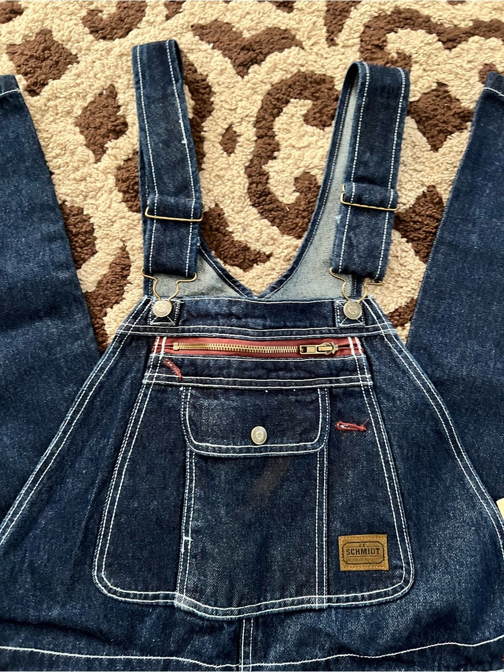 C.E. Schmidt Workwear Denim Bib Overalls 36x32 NWT - Picture 4 of 7